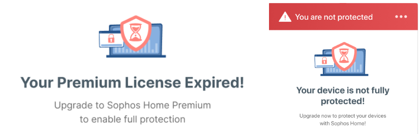 Sophos Home your license has expired – Sophos Home Help