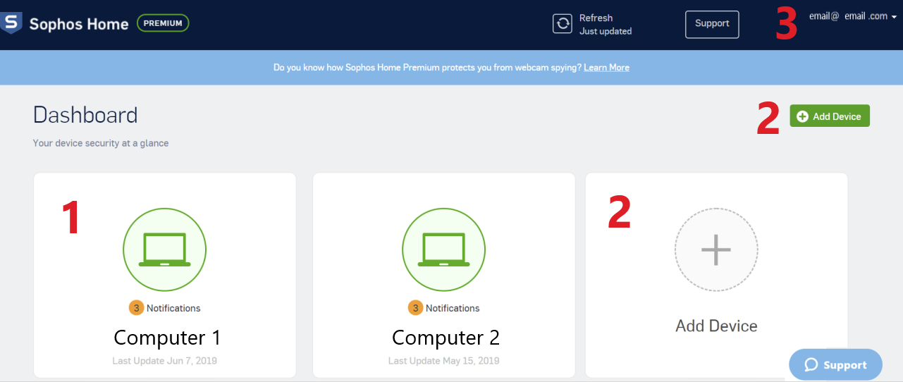 sophos home utm license restrictions too low