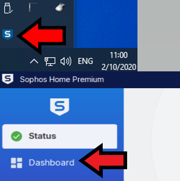 sophos home create account