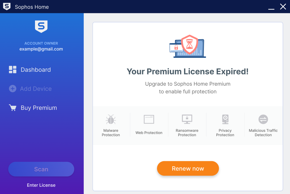 sophos home premium phishing